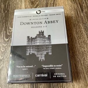 Masterpiece: Downton Abbey: Seasons 1-5 (DVD, 2015, Limited Edition) New-sealed